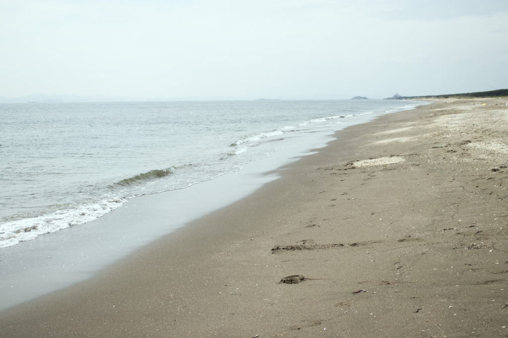 海ロケ千葉の富津海岸