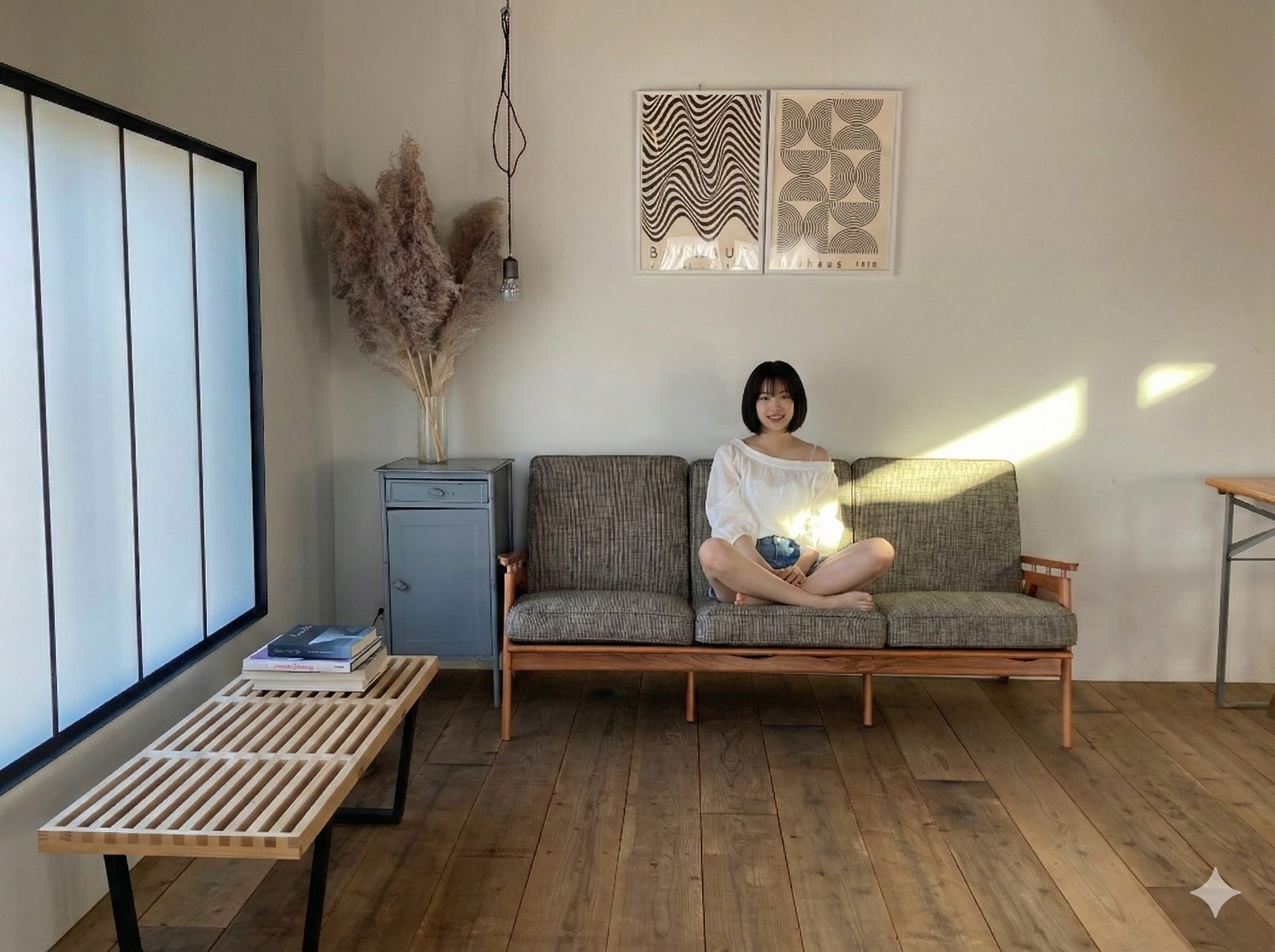 お庭（屋外）でのポートレート・グラビア撮影の事例